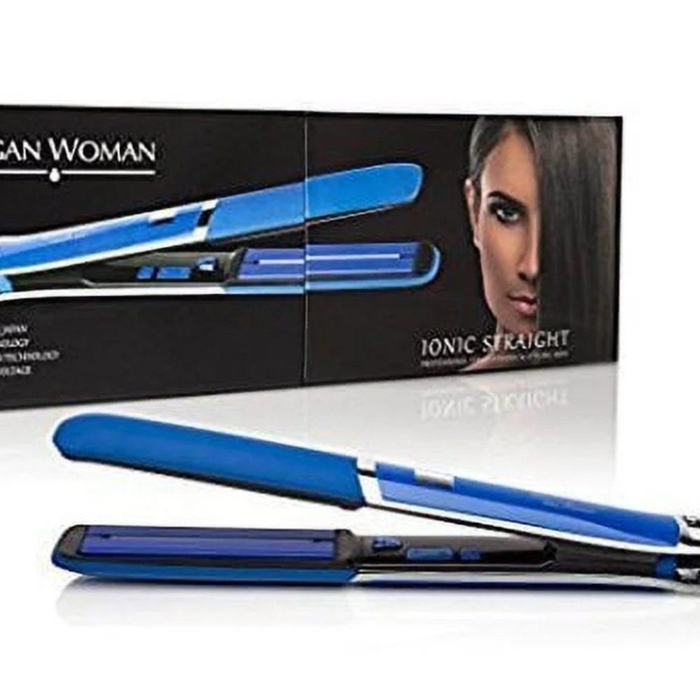 Blue Ceramic Hair Straightener for Professional Styling